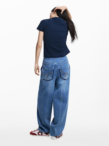 mėlyna Desigual Marškinėliai