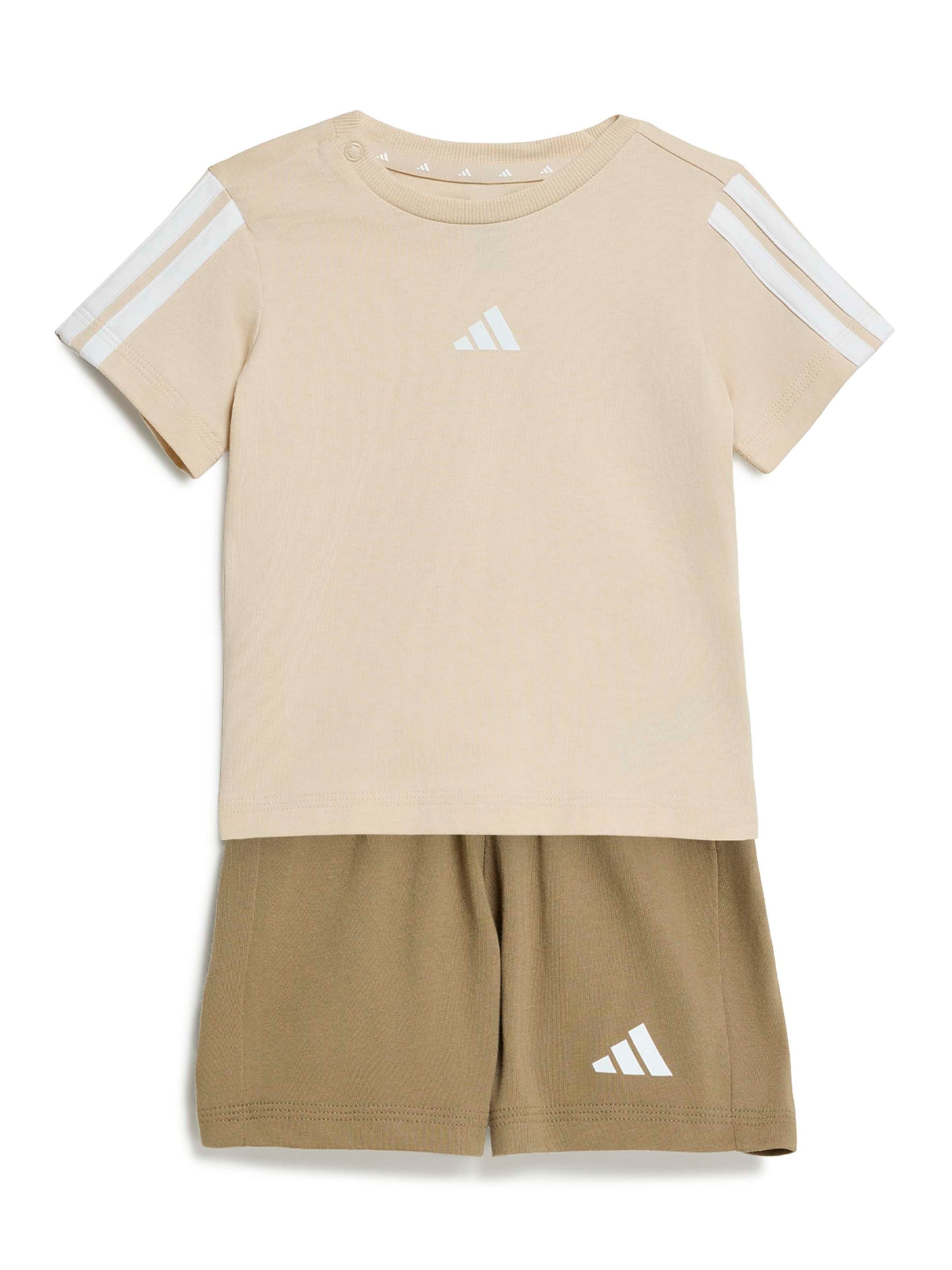 ADIDAS SPORTSWEAR Φόρμα 'Essentials' σε μπεζ: μπροστά
