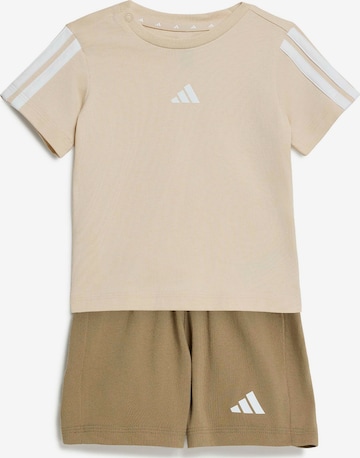 ADIDAS SPORTSWEAR Φόρμα 'Essentials' σε μπεζ: μπροστά