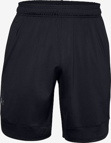 UNDER ARMOUR Loose fit Workout Pants 'Train' in Black: front