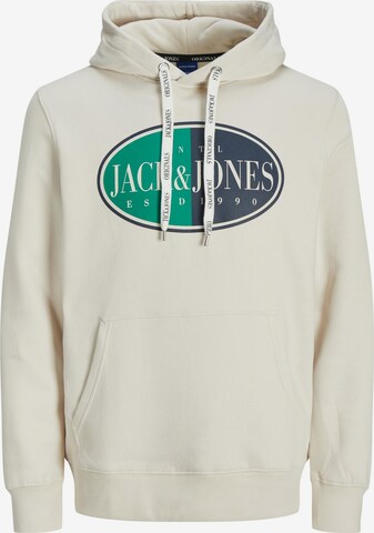 JACK & JONES Sweatshirt 'International' in Grijs: voorkant