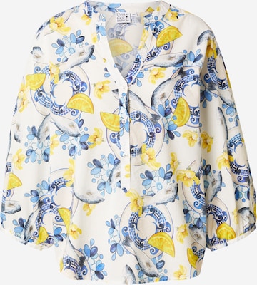 balta Emily Van Den Bergh Palaidinė: priekis