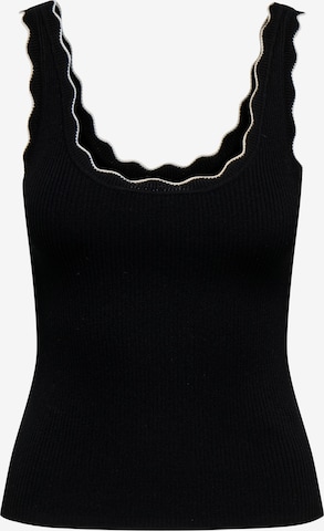 Top brodat 'JDYNANNA' de la JDY pe negru: față