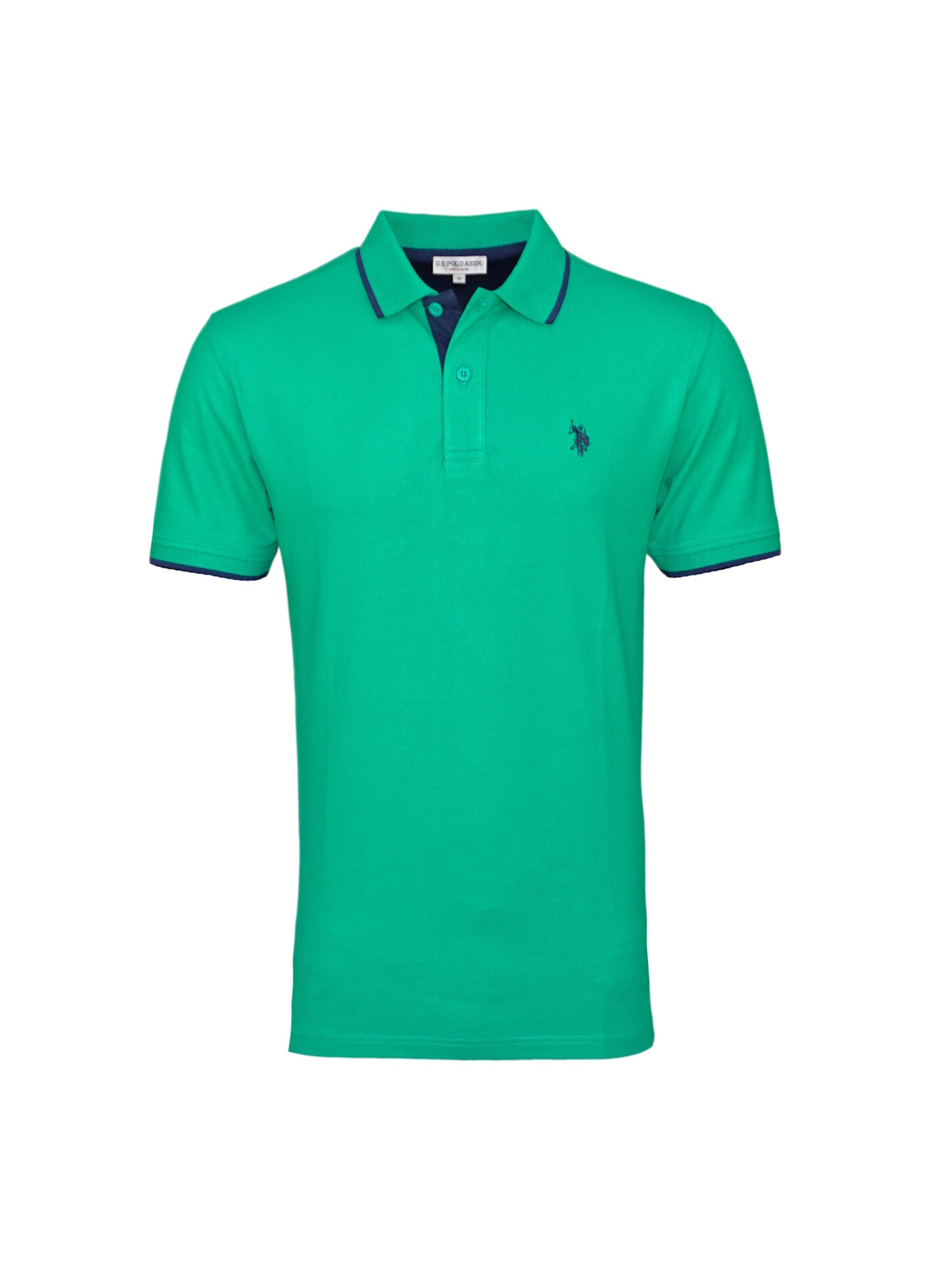 T-Shirt U.S. POLO ASSN. en vert : devant
