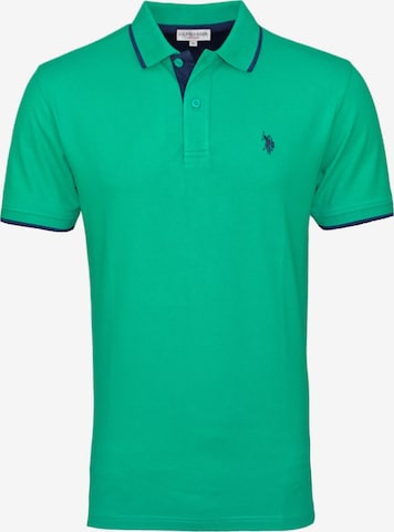 T-Shirt U.S. POLO ASSN. en vert : devant