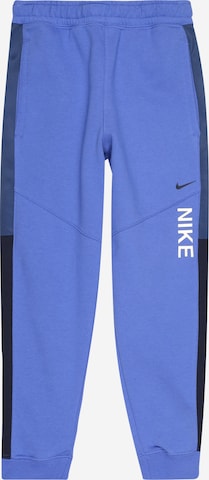 Nike Sportswear Pants in Blue: front