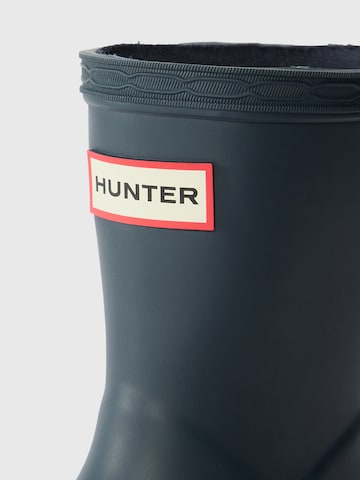 HUNTER Гумени ботуши в синьо