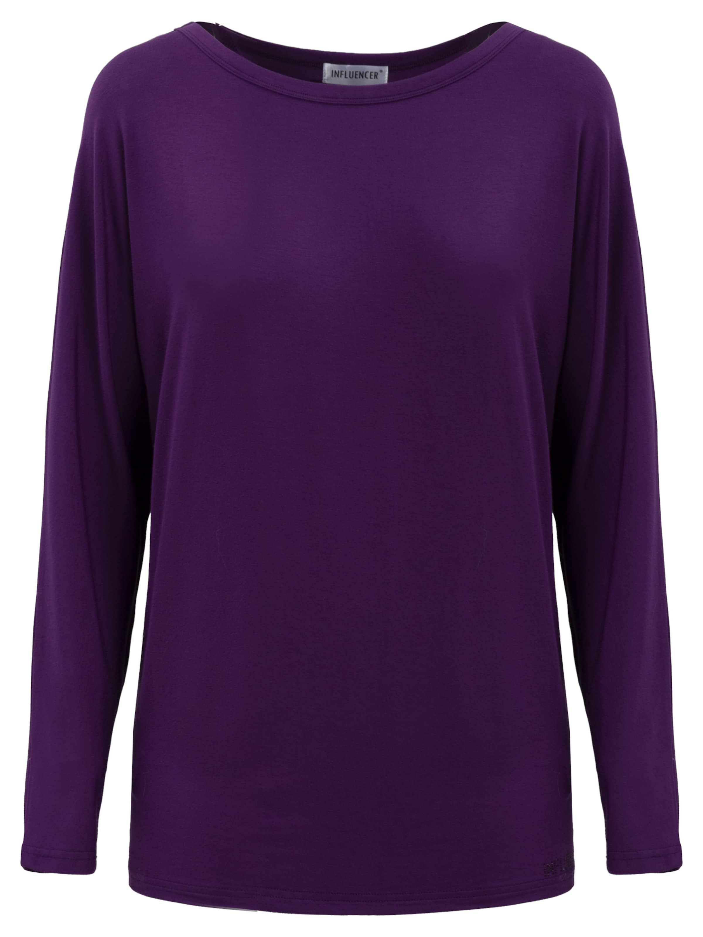 Influencer Póló - lila: elől