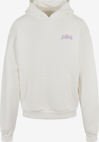 Lost Youth Sweatshirt 'Youthquake' in White: front