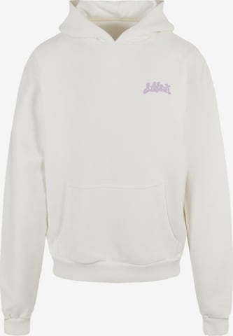 Lost Youth Sweatshirt 'Youthquake' in Wit: voorkant