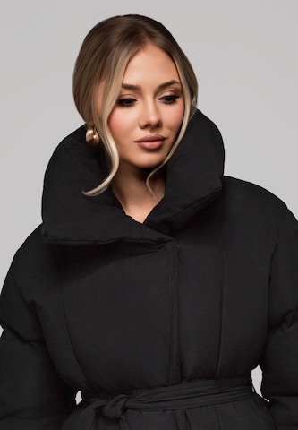 Ombre Winter coat 'Jalj' in Black