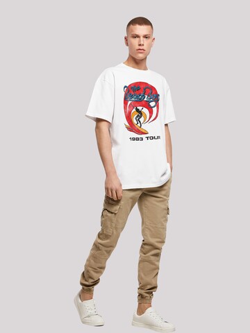 T-Shirt 'The Beach Boys' F4NT4STIC en blanc