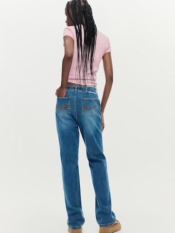 Coupe slim Jean Desigual en bleu
