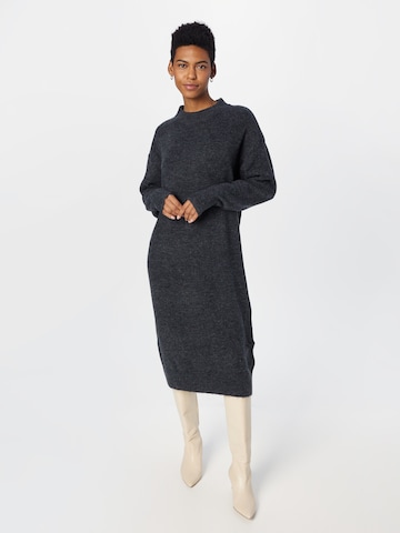 Monki Knitted dress in Grey: front