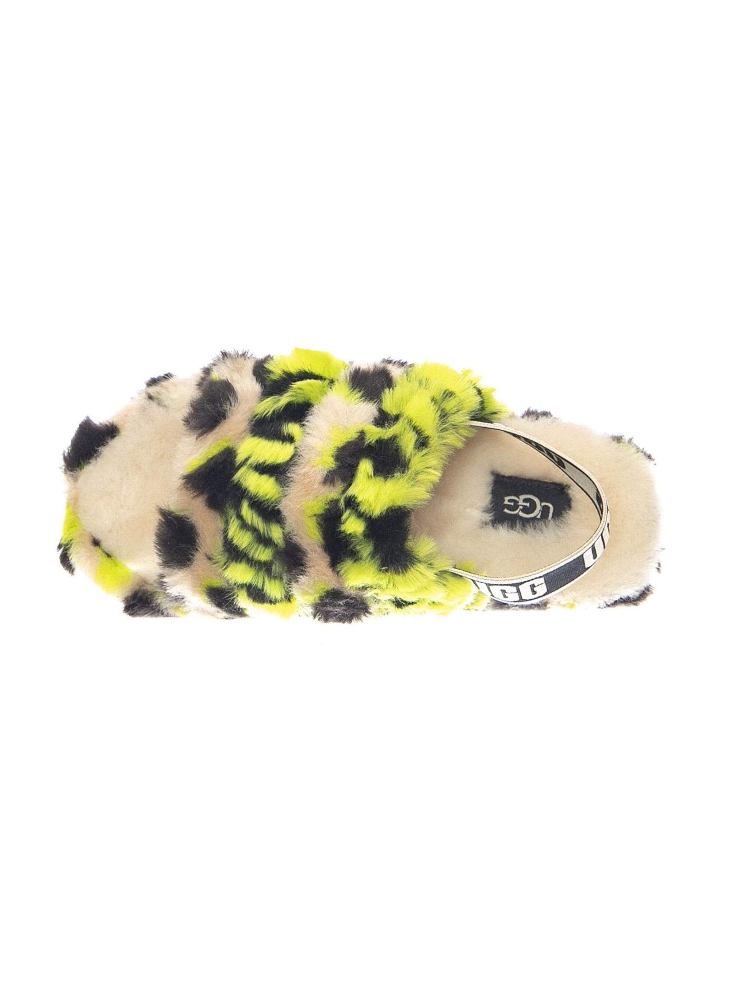 UGG Sandały 'Fluff Yeah Animalia Key Lime K' w kolorze mieszane kolory