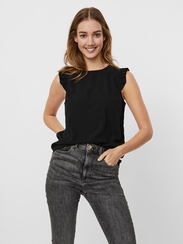 Camicia da donna 'Olivia' di VERO MODA in nero: frontale