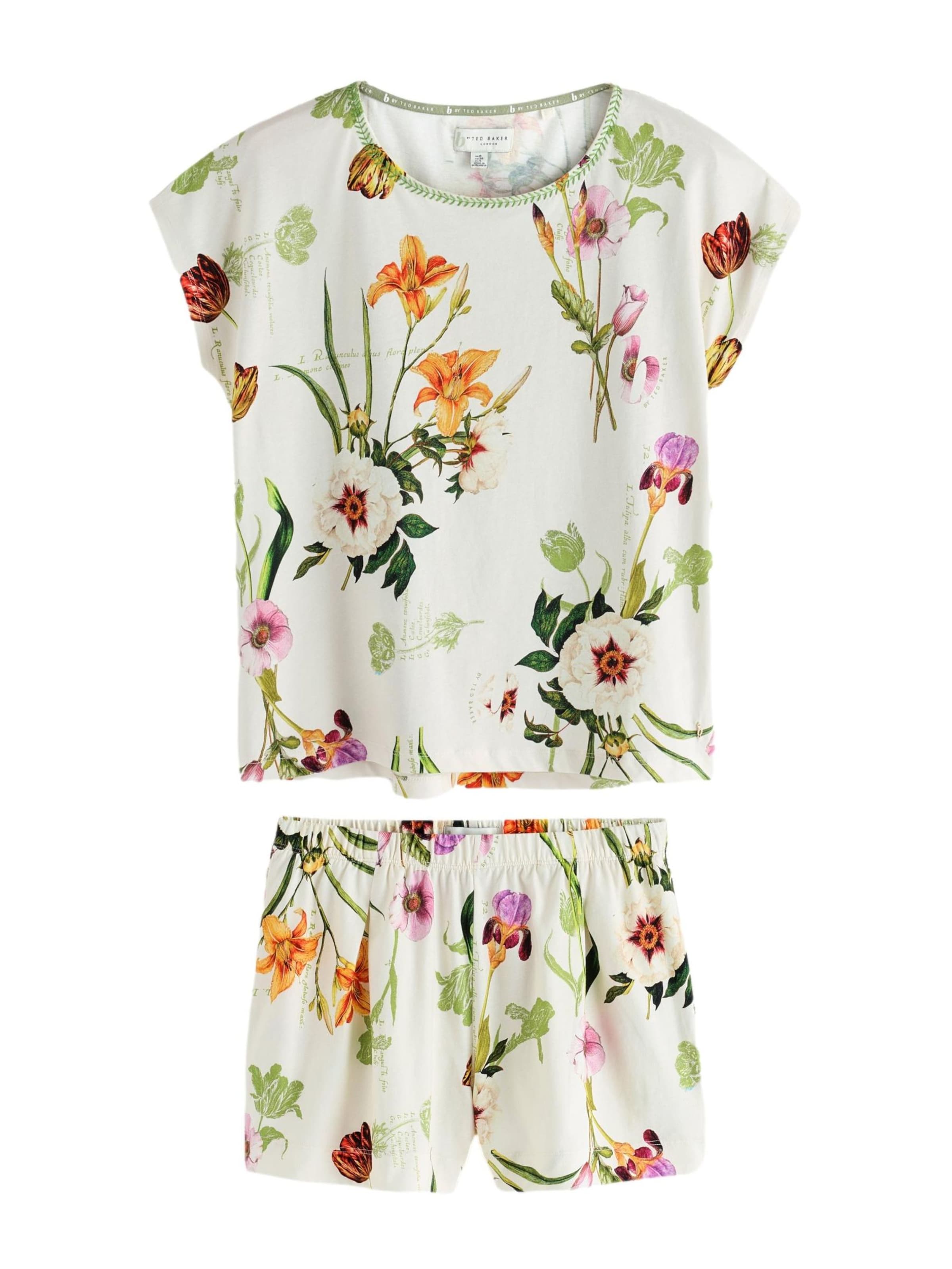 B by Ted Baker Kort pyjamas i vit: framsida