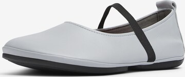 CAMPER Ballet Flats with Strap ' Right Nina ' in Grey: front