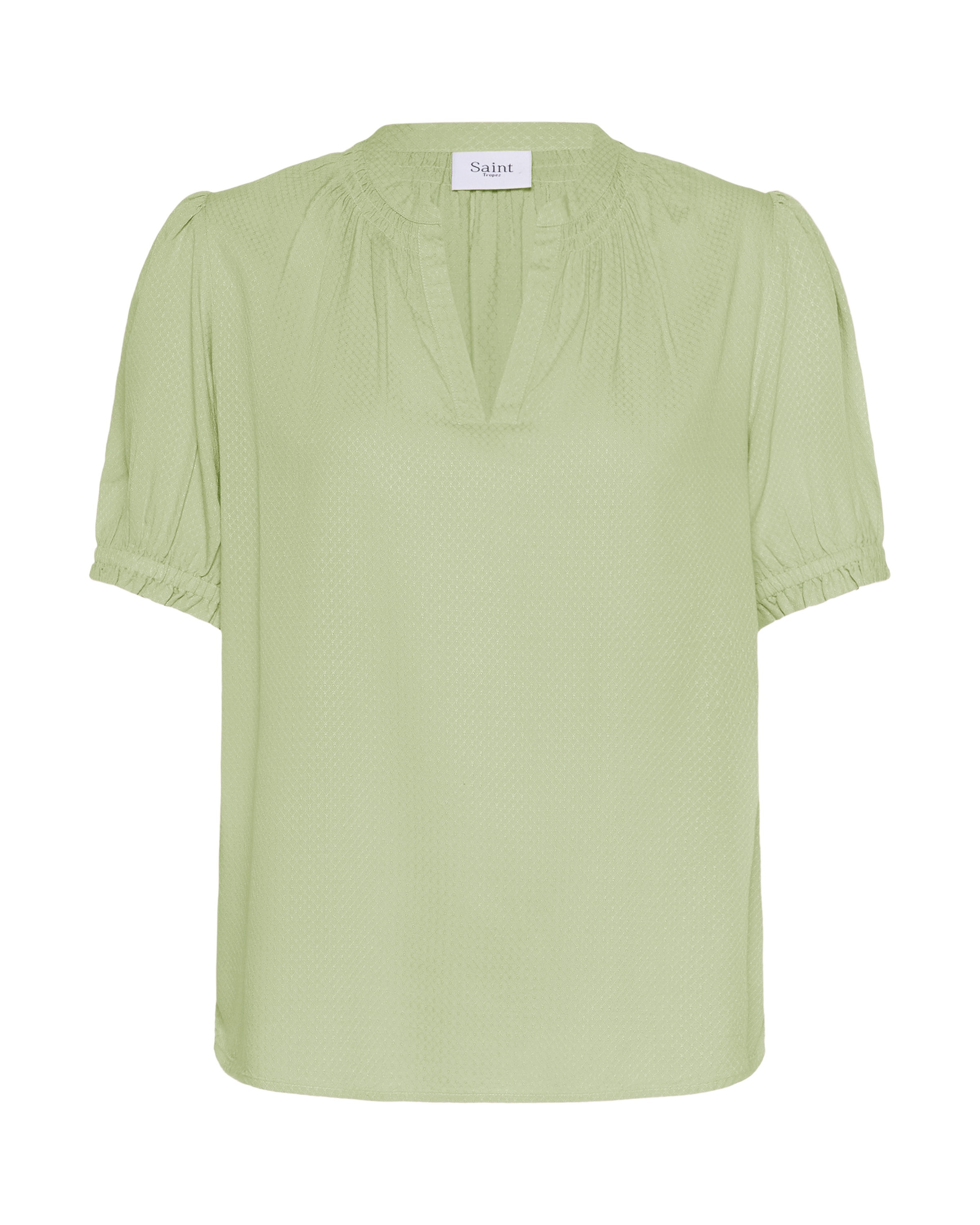 SAINT TROPEZ Blouse 'BrittSZ' in Green: front