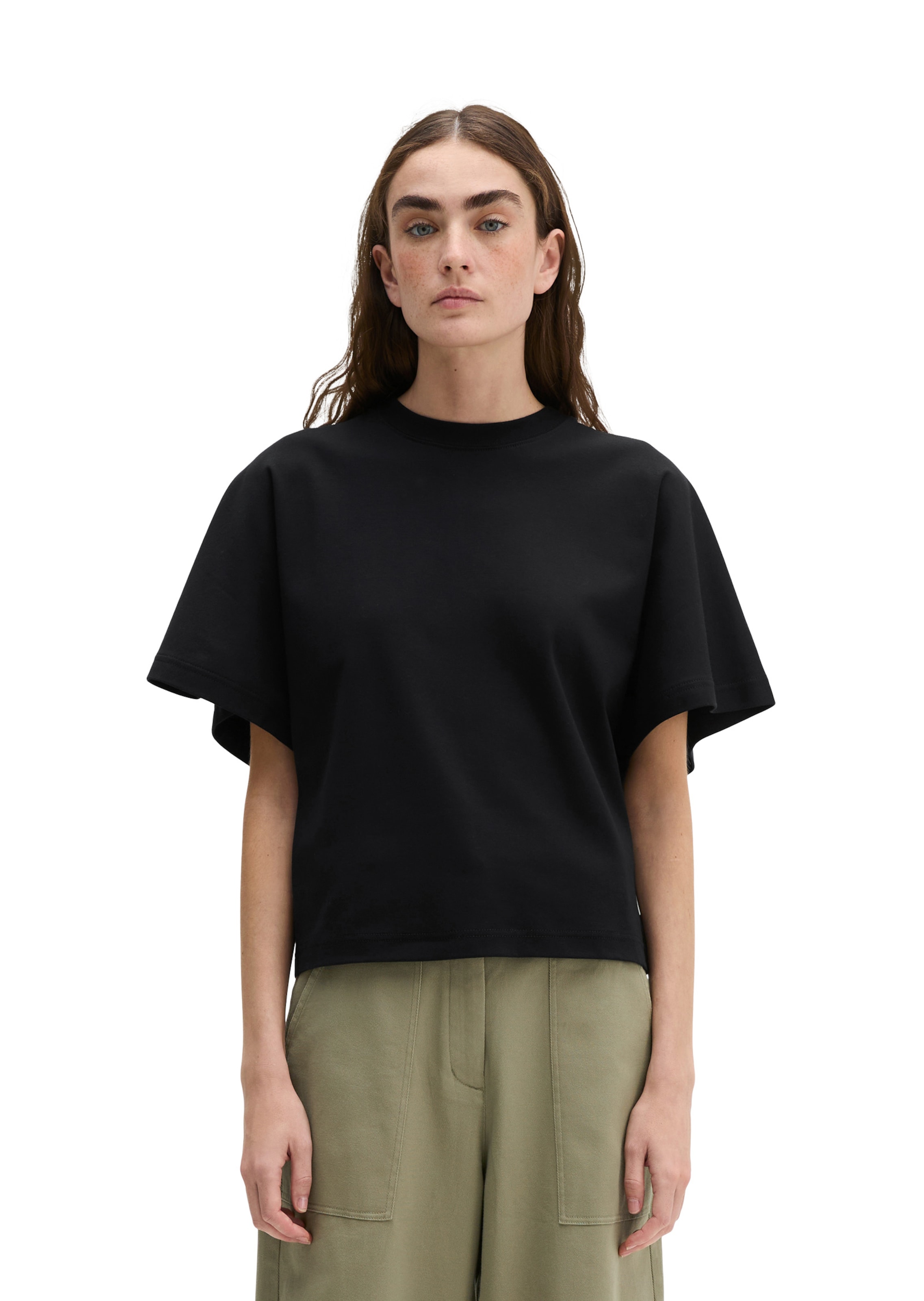 Marc O'Polo Shirt in Schwarz: Vorderseite