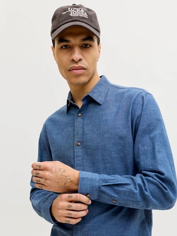 Jacks & Jones - Ajuste regular Camisa en azul
