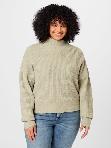 Pull-over Calvin Klein Curve en beige : devant