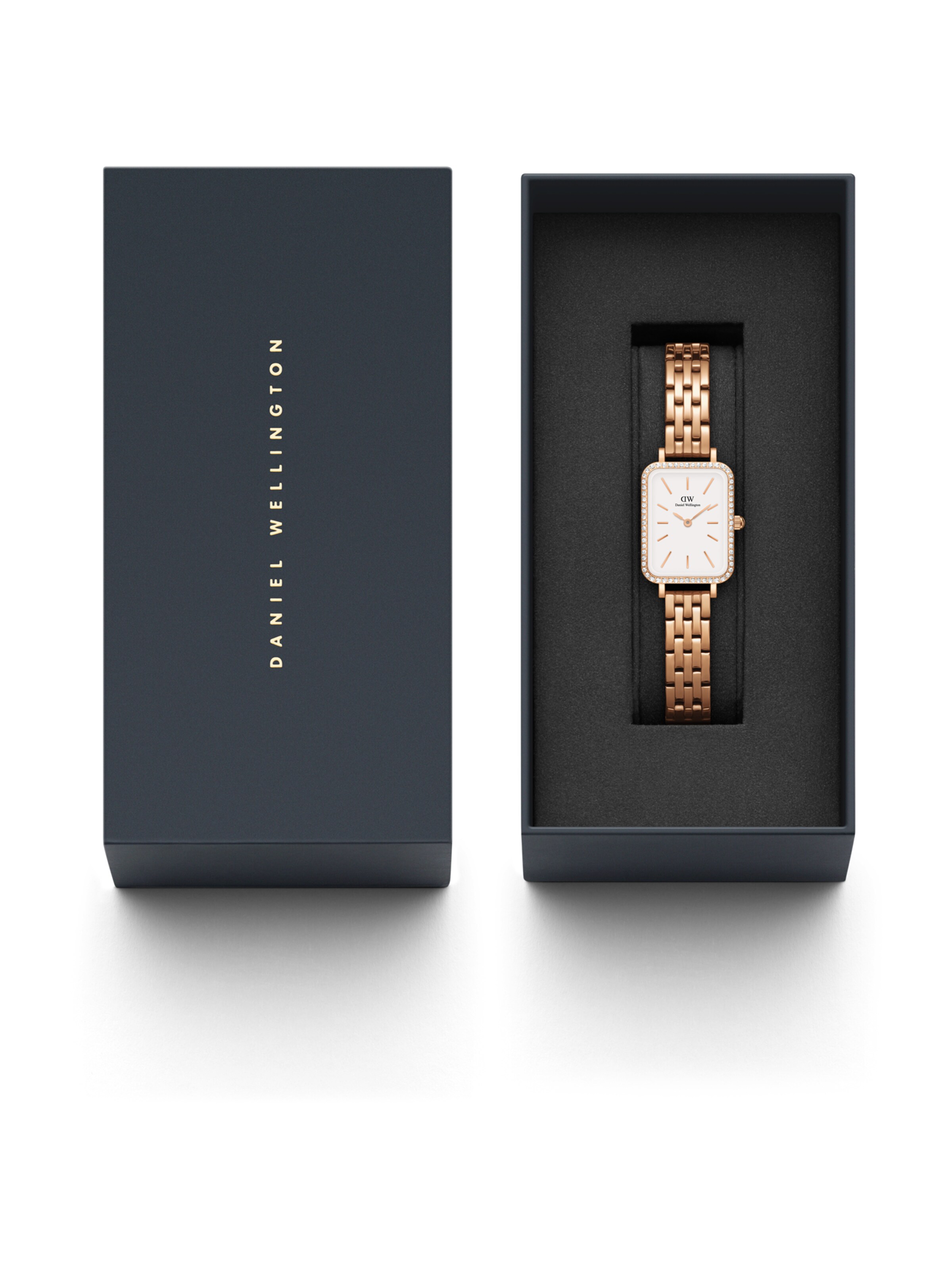 Montre à affichage analogique 'Quadro' Daniel Wellington en or