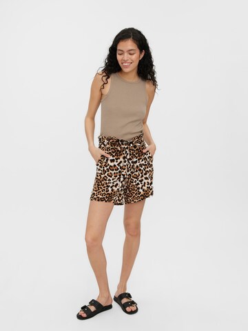 VERO MODA Regular Broek 'Simply Easy' in Bruin