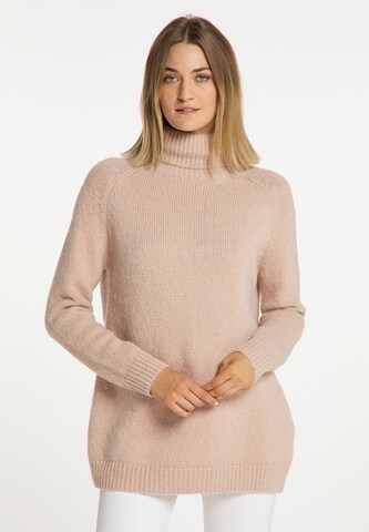 usha WHITE LABEL Pullover in Beige: predná strana