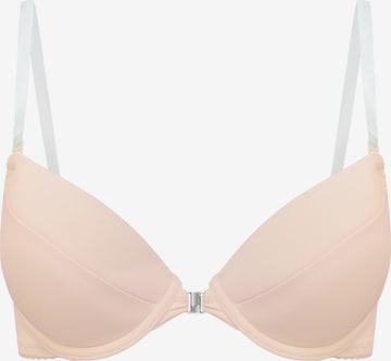 Push-up Soutien-gorge '1086' Vivisence en beige : devant