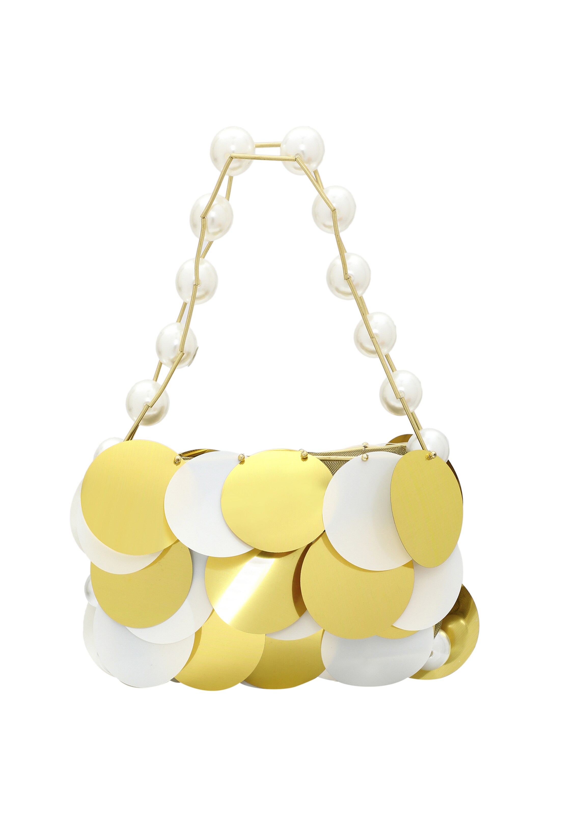 Koosh Handbag in Yellow: front
