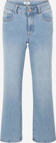 OBJECT Petite Loosefit Jeans 'MARINA' in Blauw: voorkant