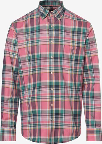 Andrew James Regular fit Button Up Shirt in Pink: front