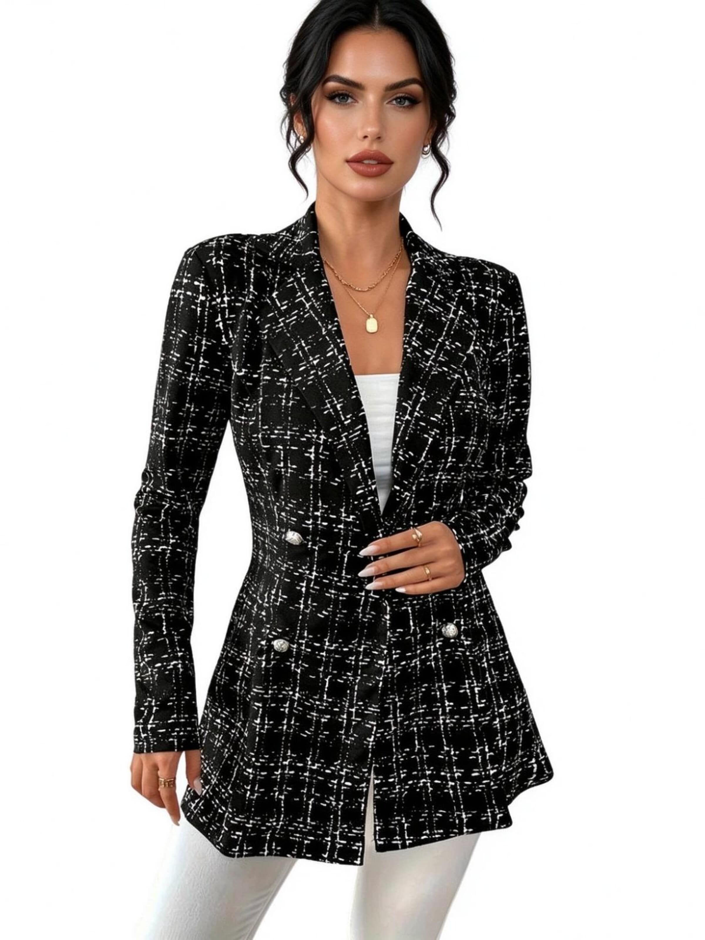 Yesfashion Blazer in Black: front