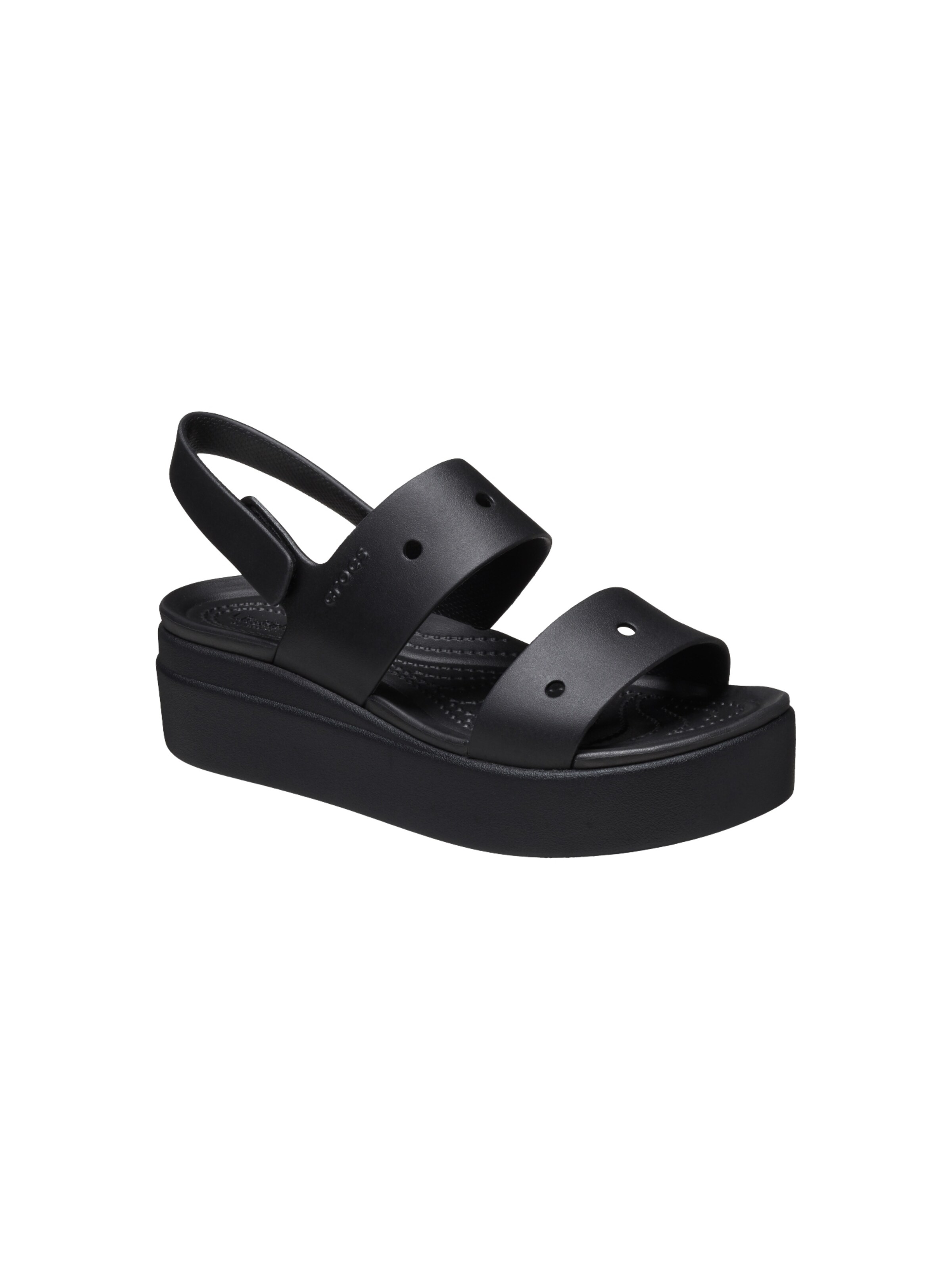 Crocs - Sandalias 'Brooklyn-Sandalen mit Klettverschluss' en negro