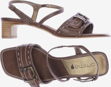 COMMA Sandals & High-Heeled Sandals in 36 in Brown: front