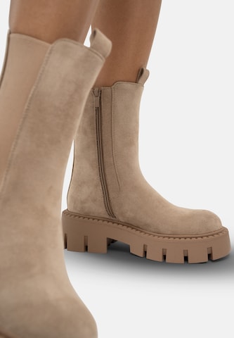 Bottines Salinyang en beige
