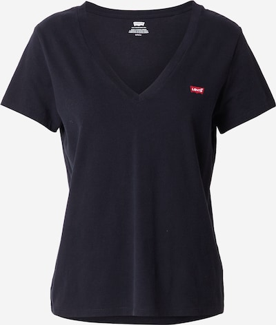 LEVI'S ® Paita 'The Perfect V-Neck' värissä tulenpunainen / musta / valkoinen, Tuotenäkymä