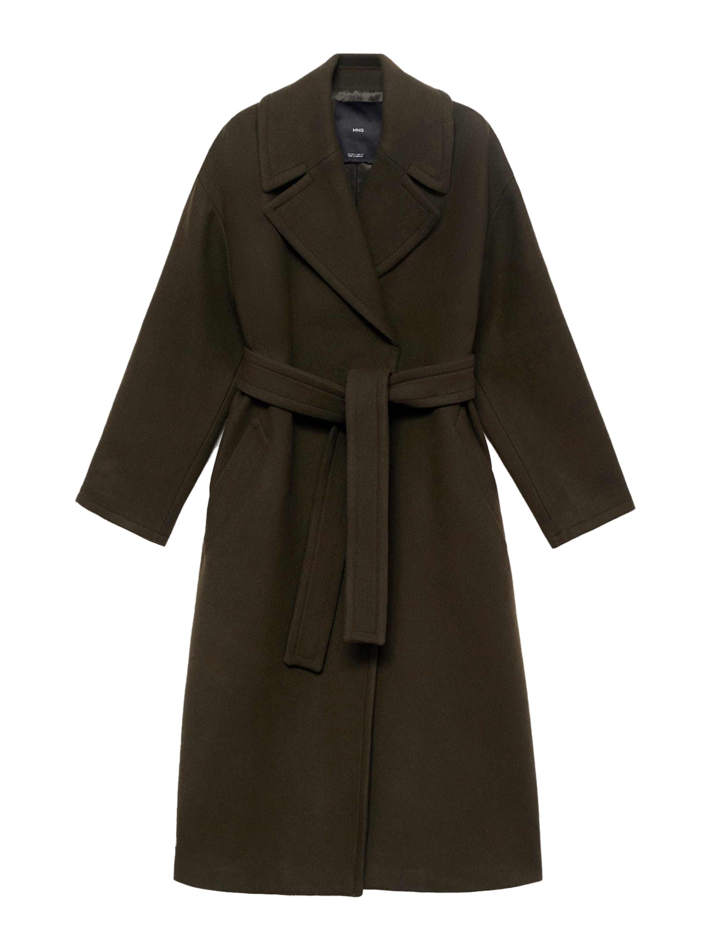 MANGO Płaszcz przejściowy 'TRAVIATA' w kolorze zielony: przód