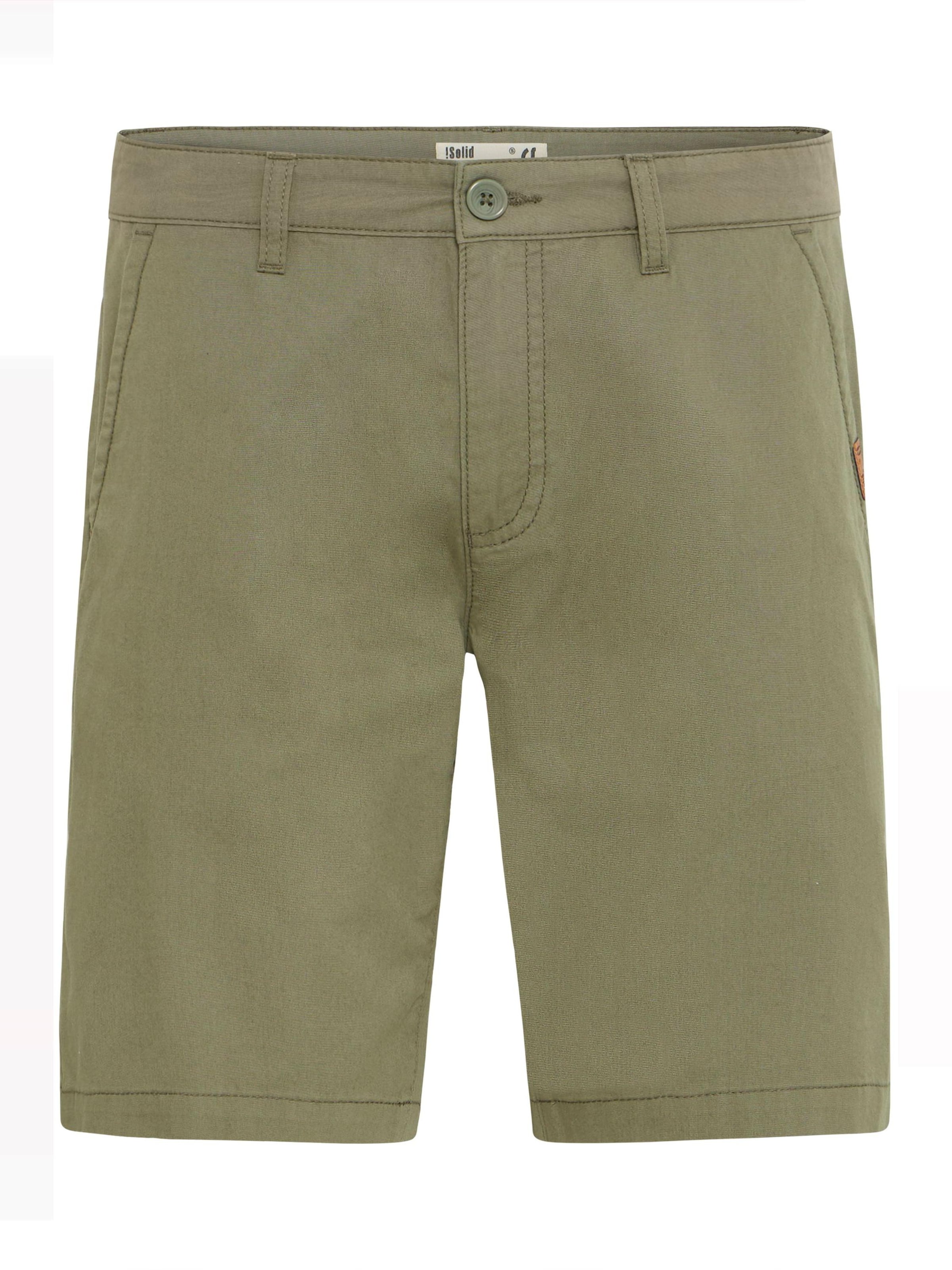 Pantaloni 'Thement' di !Solid in verde: frontale