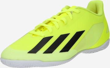 Chaussure de foot 'X CRAZYFAST CLUB' ADIDAS PERFORMANCE en jaune : devant
