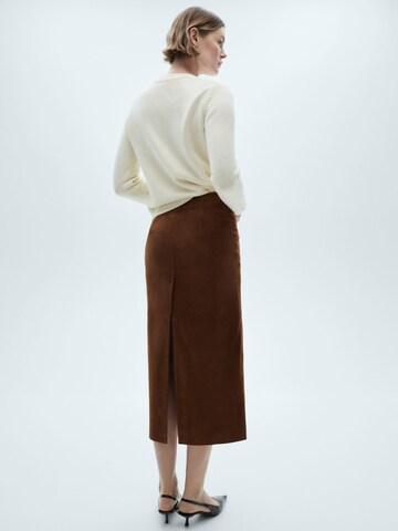 MANGO Pullover 'Griselda' in Beige