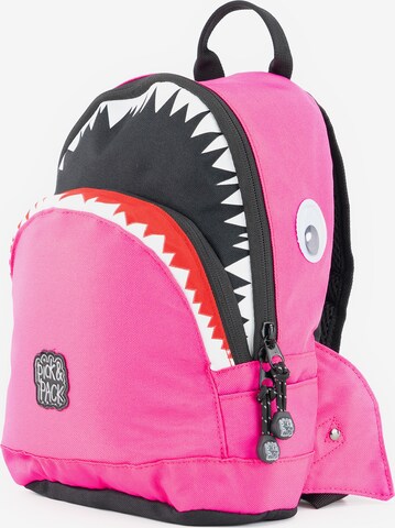 Pick & Pack Rucksack 'Shark' in Pink