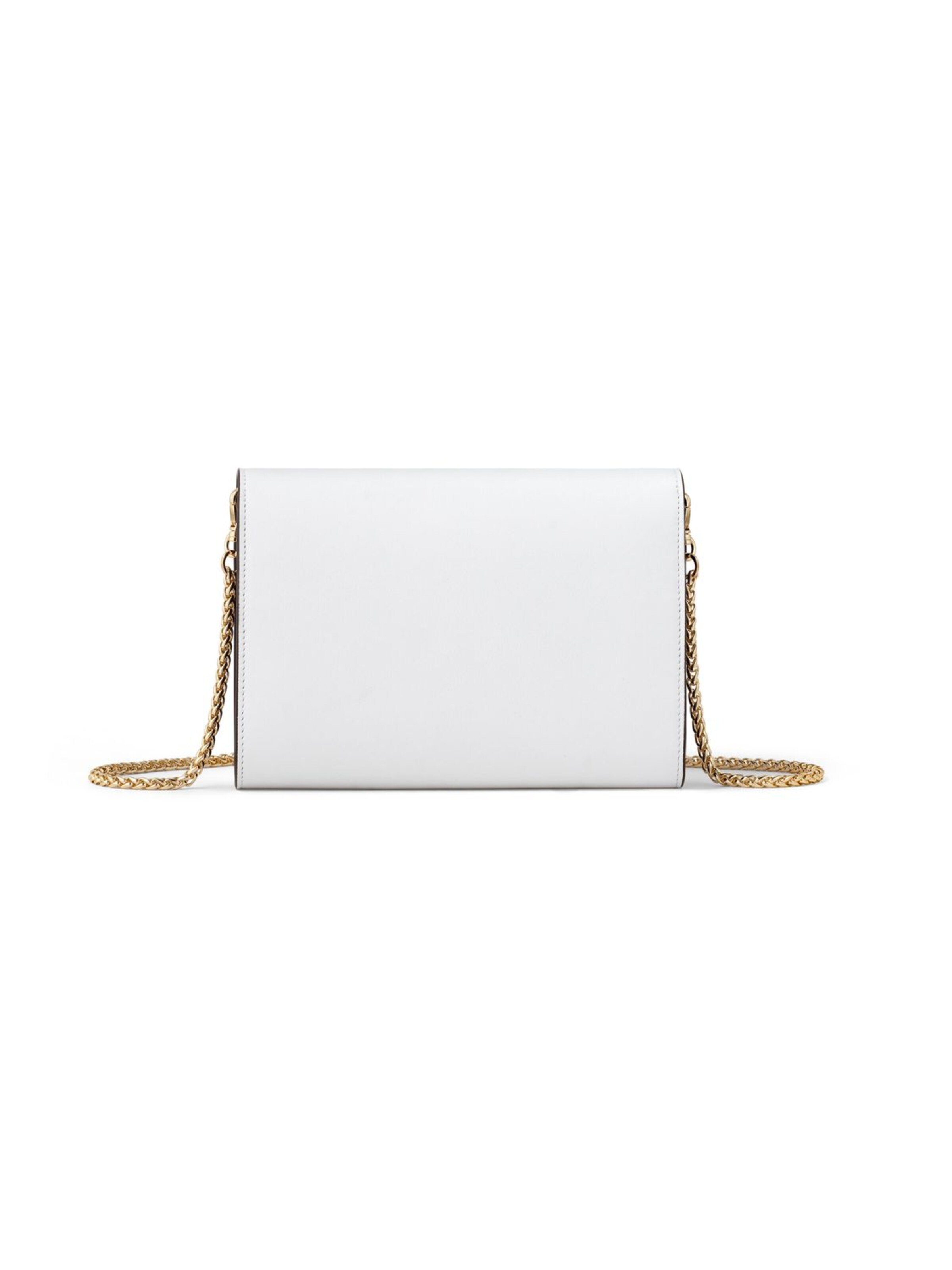 Braccialini - Bolso de noche 'Lady Gatto Silvestro' en blanco