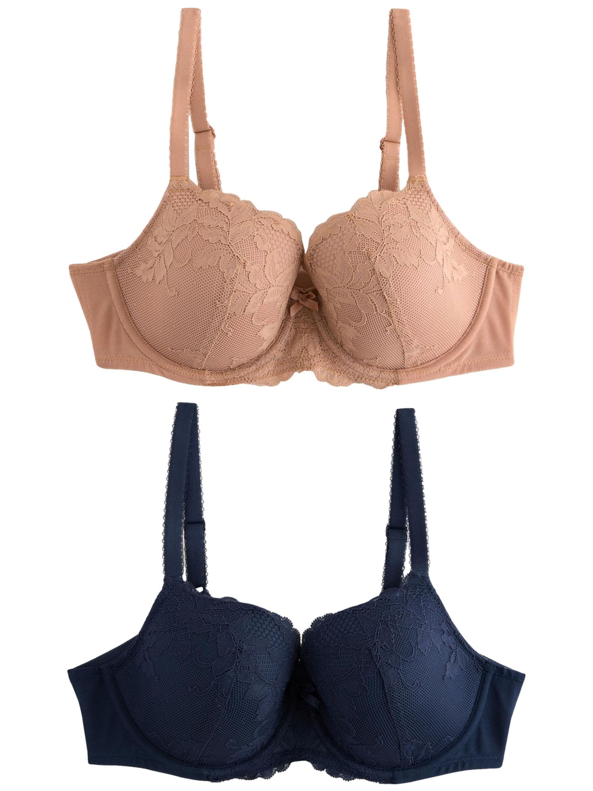 Next Bandeau Behå i beige: framsida