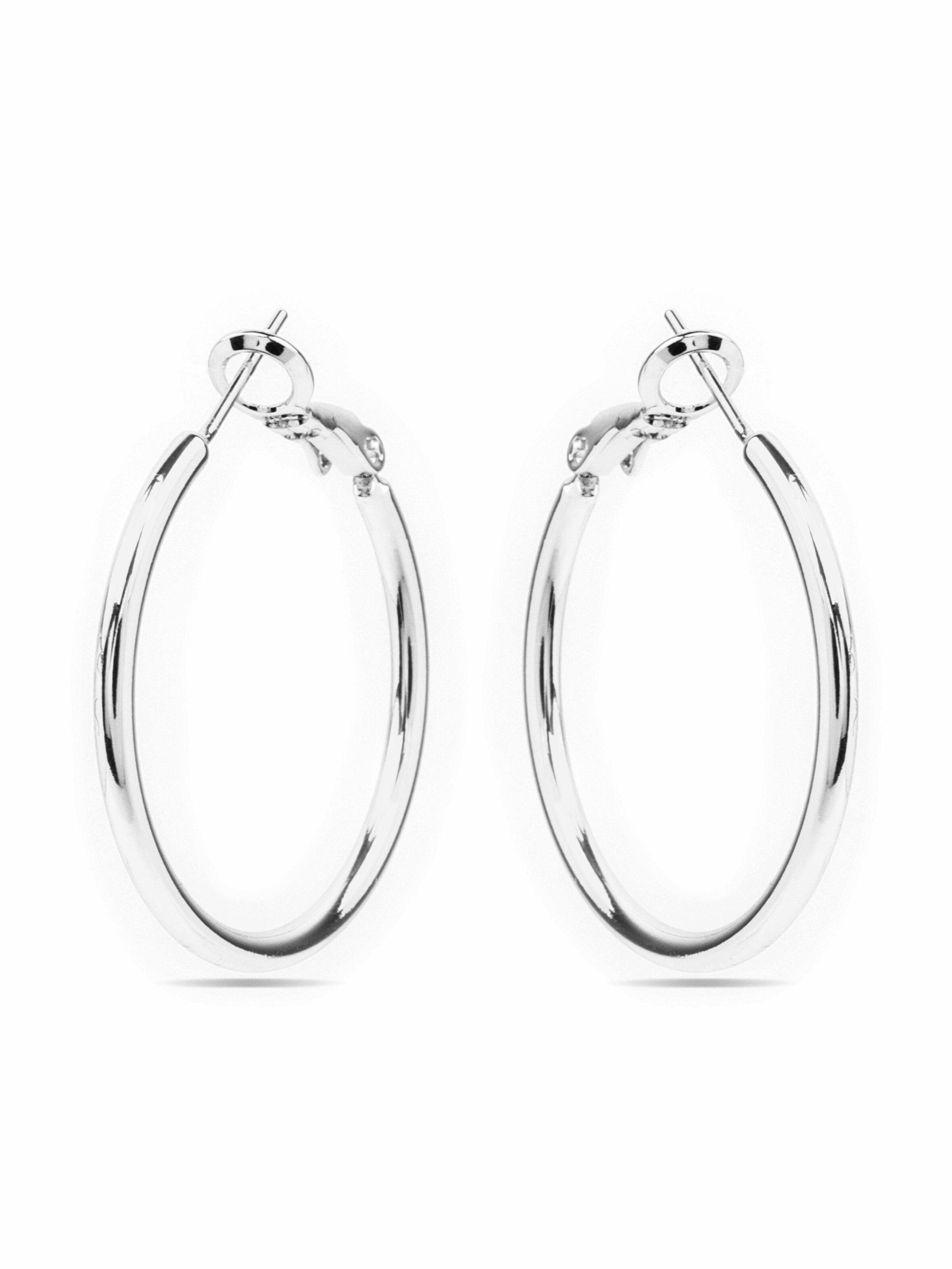 Luxenter Øreringe 'Nianres' i sølv: forside