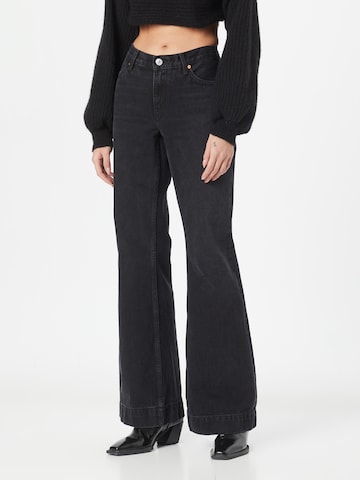 RE/DONE Bootcut Jeans in Zwart: voorkant