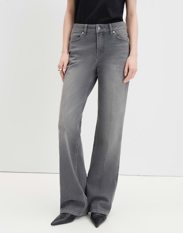 Wide leg Jeans 'Carie' de la Someday pe gri: față