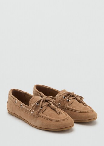 MANGO Moccasins 'Eris' in Beige