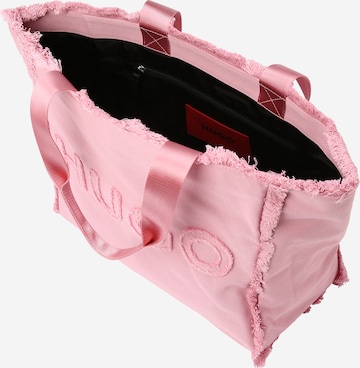 HUGO Μεγάλη τσάντα 'Becky' σε ροζ
